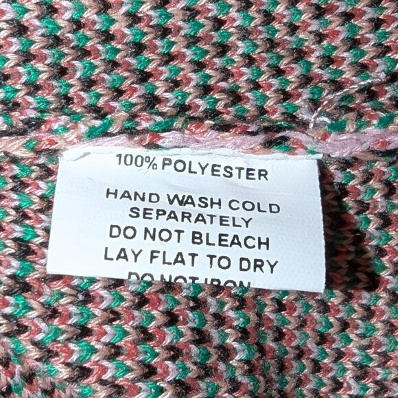 Unique Vintage | Pink Cherry Hearts Cardigan | Size Medium - Picture 10 of 12